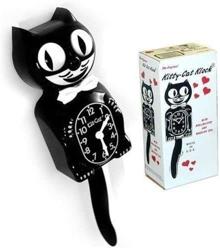 Small Kit-Cat Clock in Black