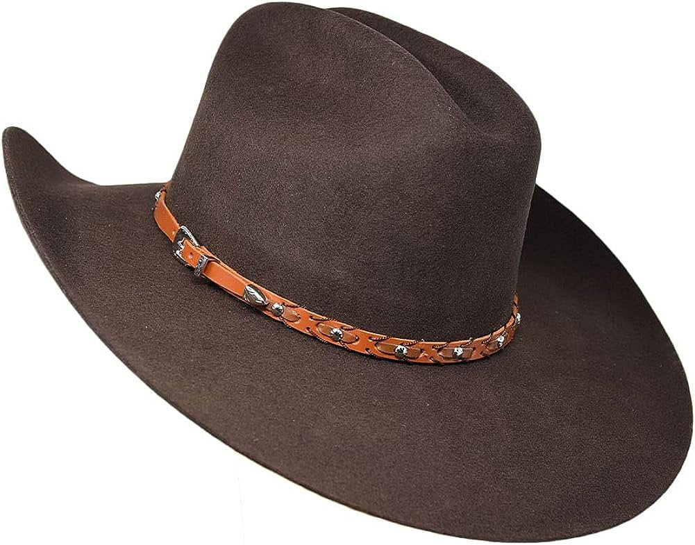 Montecarlo /Bullhide Hats Mens Felt Collection Pistol Pete 6X Premium Wool Western Cowboy Hat