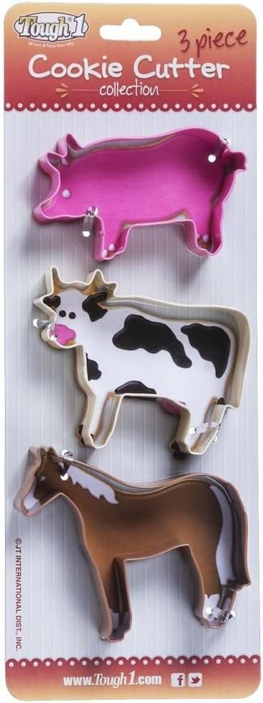 Tough 1 Farm Design Cookie Cutter Set of Three