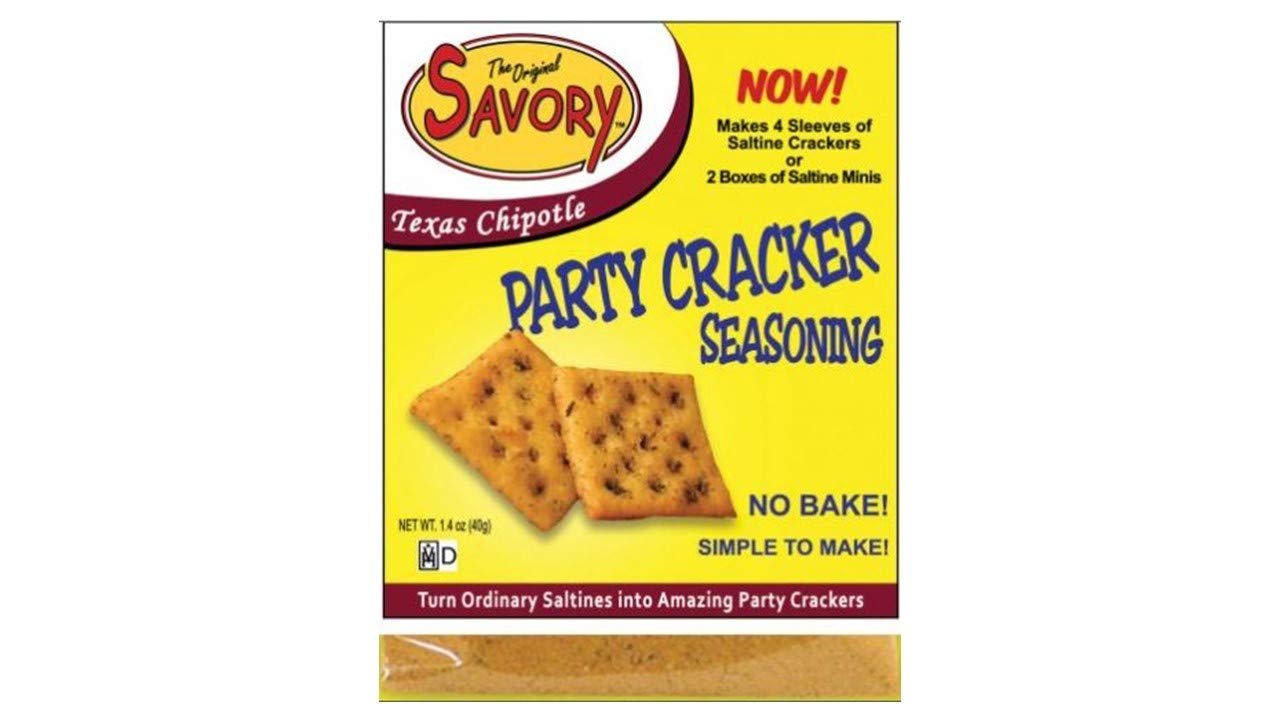 Savory Saltine Seasoning 2-Pack - 1 ORIGINAL, 1 TEXAS CHIPOTLE plus 2 Ex-Large Double Sealed Zip Top Bags