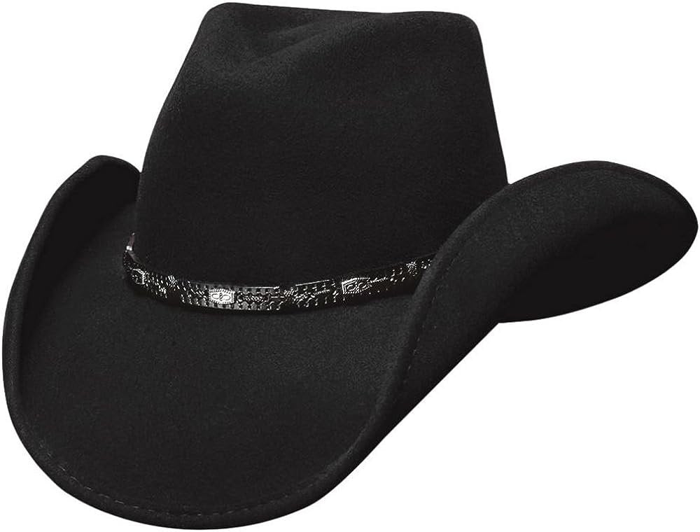 Bullhide Hats 0381Bl Cowboy Collection Wild Horse Black Cowboy Hat