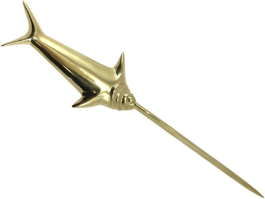 Madison Bay Company Nautical Brass Swordfish Letter Opener 7.5" Long