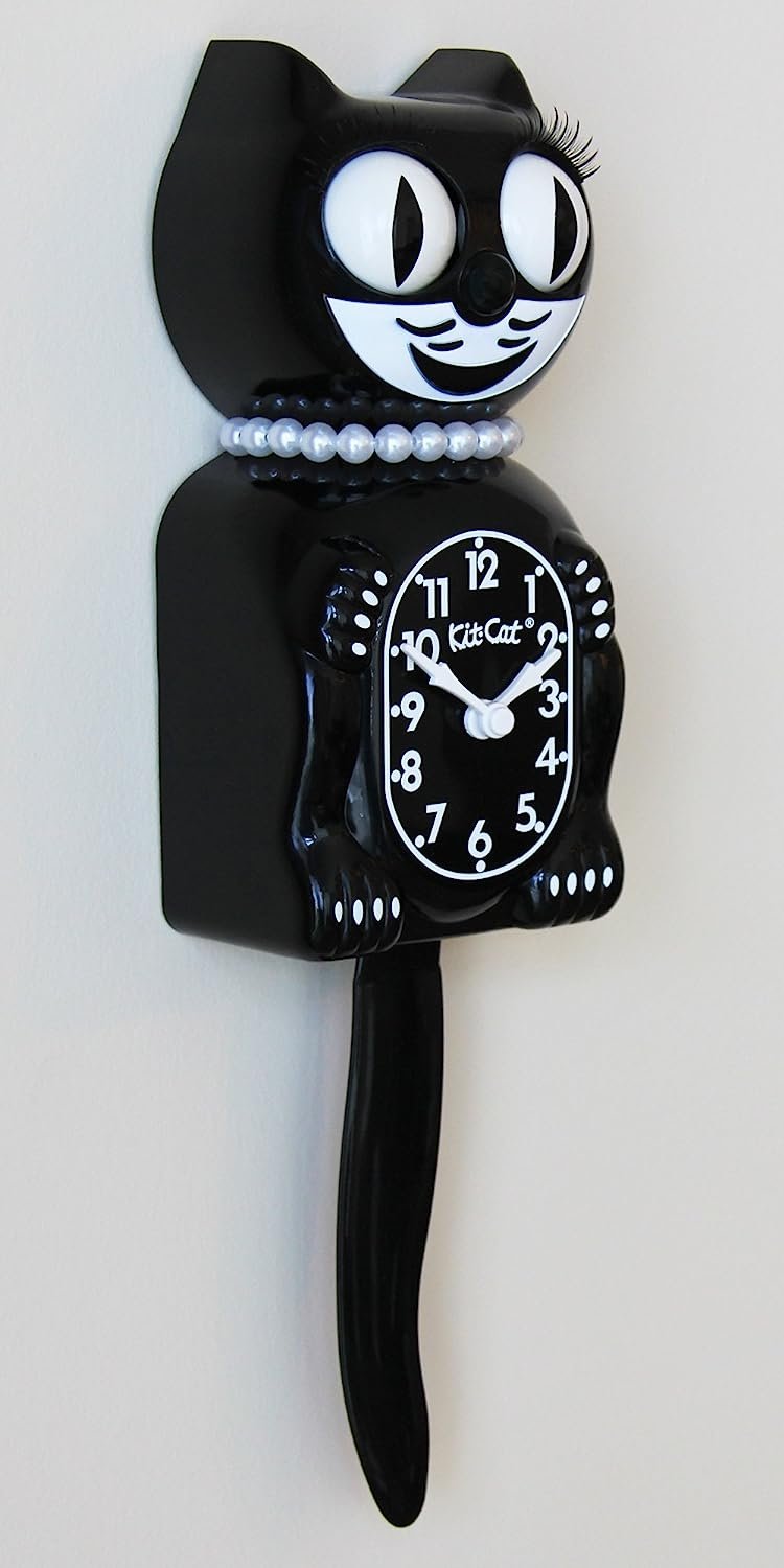 Kit Cat Klock Classic Black Lady