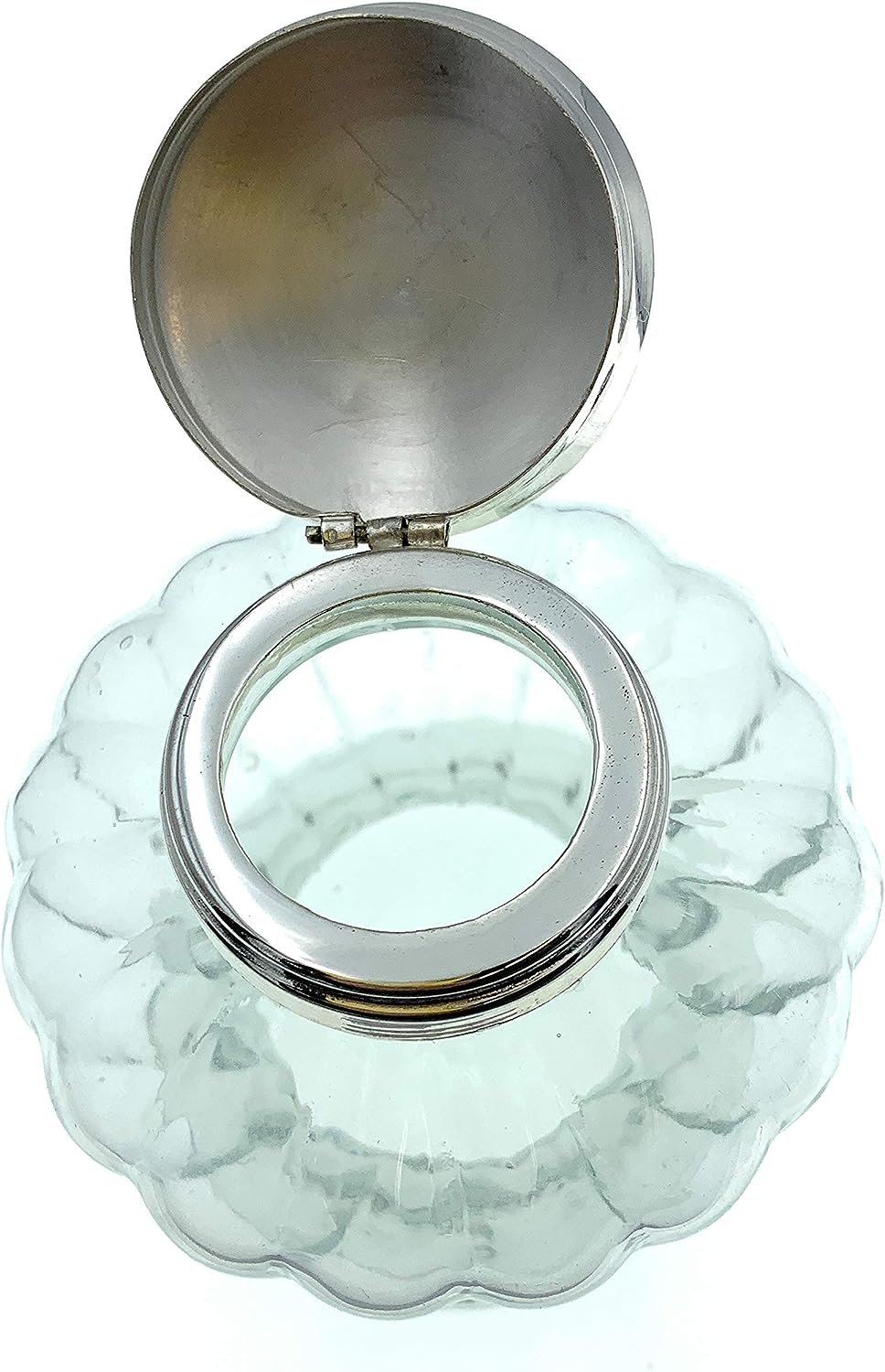 Madison Bay Company Writers Desktop Bundle - 1 Clear Round Pedestal Inkwell - 1 Wooden Dip Pen - 1 Wooden Ink Blotter