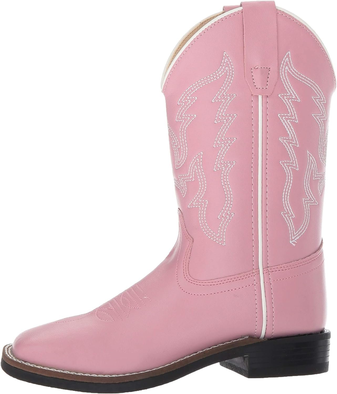 Old West Kids Boots Girl's Square Toe Leatherette (Toddler/Little Kid) Boots