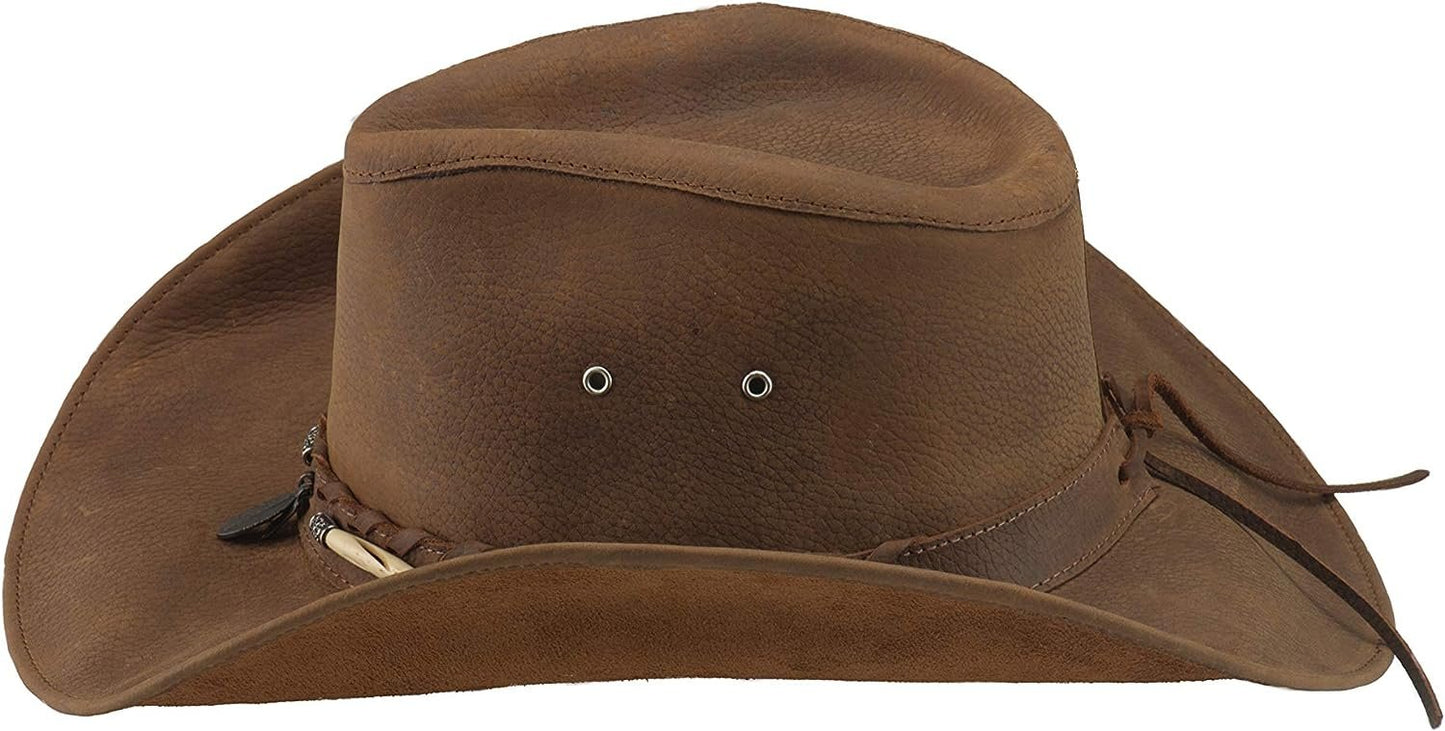 Bullhide Men's Briscoe Leather Cowboy Hat - 4052Ch