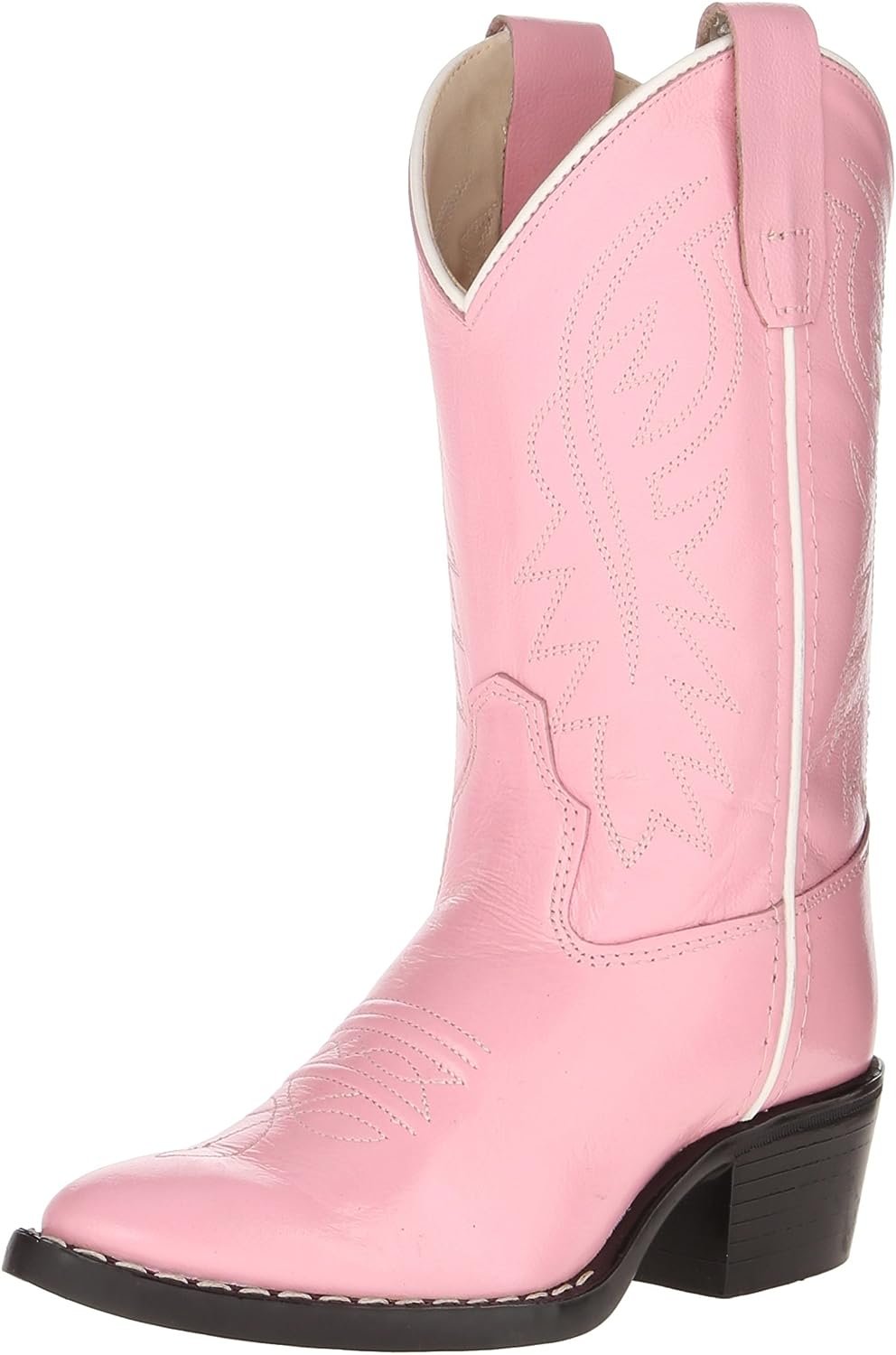 Old West Unisex-Child Girls' J Toe Western Boot