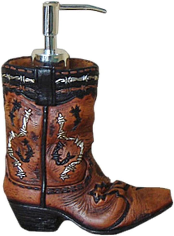JTI Gift Corral Cowboy Boot Soap Dispenser