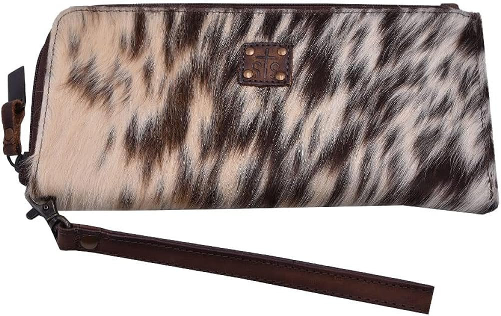 STS Ranchwear Womens Classic Tote Tornado/Hoh Leather Zip Around Wallet