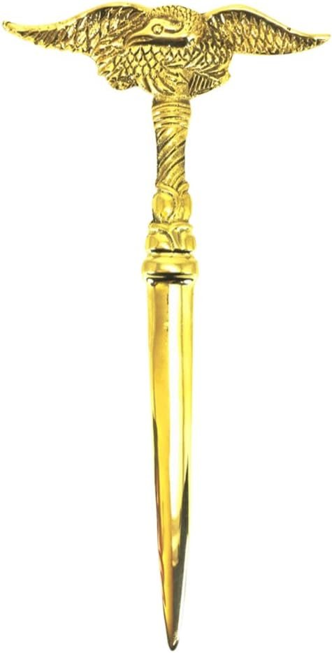 Madison Bay Company Brass Patriotic American Eagle Letter Opener, 7.75 Inches Long