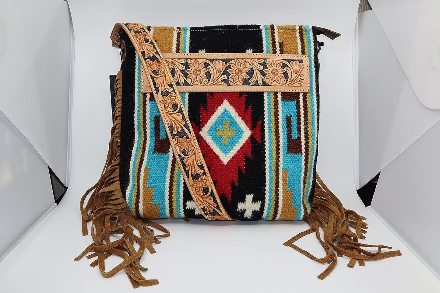 American Darling Conceal Carry Cross Body Bag Leather Fringe Purse Western Handbags Custom Order