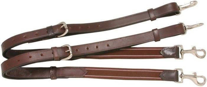 Tough 1 Performers 1st Choice Leather w/ Elastic End Side Reins