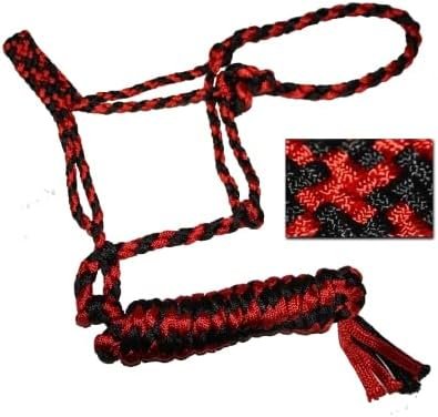 The Epic Animal Mule Tape Halter with 10 Foot Detachable Lead