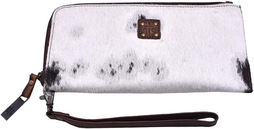 STS Ranchwear Womens Classic Tote Tornado/Hoh Leather Zip Around Wallet