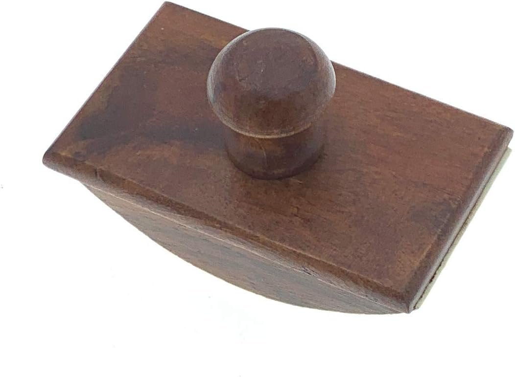 Madison Bay Company Writers Desktop Bundle - 1 Clear Round Pedestal Inkwell - 1 Wooden Dip Pen - 1 Wooden Ink Blotter