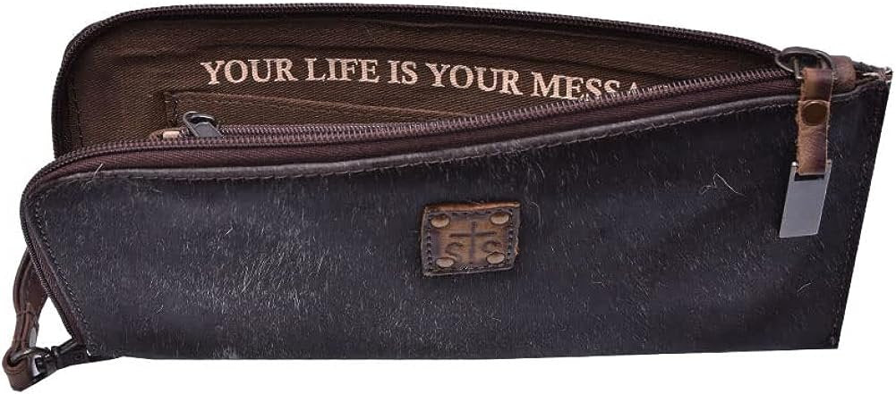 STS Ranchwear Womens Classic Tote Tornado/Hoh Leather Zip Around Wallet