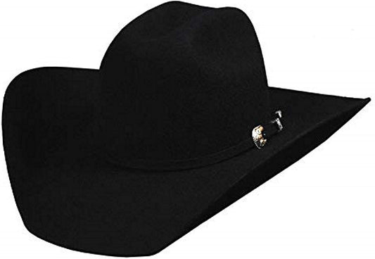 Bullhide Montecarlo unisex-adult Felt Collection Kingman 4x Premium Wool Western Cowboy Hat, 4" Brim