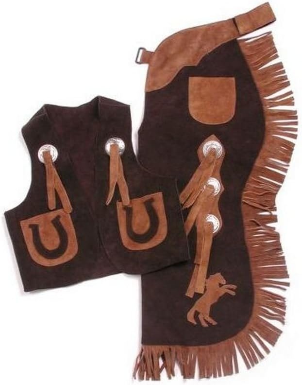 Tough-1 Kids Chap/Vest Set Horseshoes