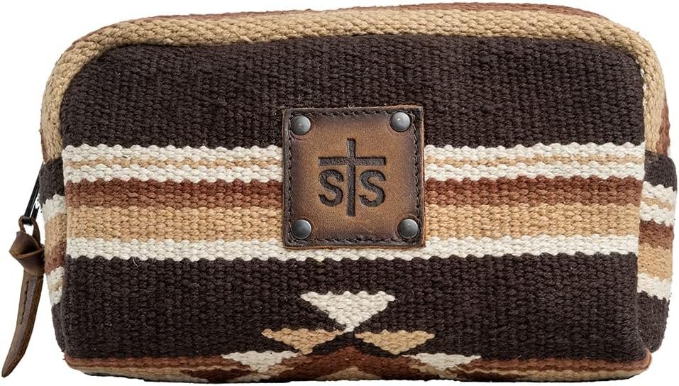 STS Ranchwear Women's Multifunctional Travel Sioux Falls Collection Make Up Toiletry Organizer Cosmetic Bag