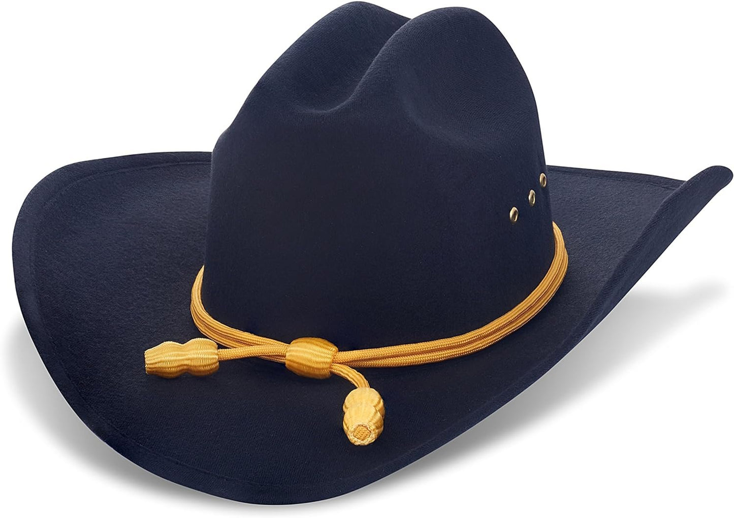 Western Cowboy Hat - Cattleman's with Cavalry Band - Black