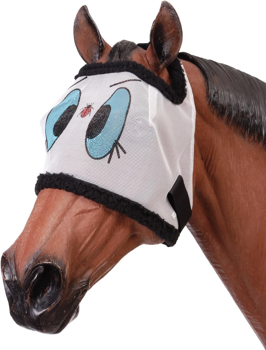 Tough 1 Miniature Novelty Ladybug Mesh Fly Mask