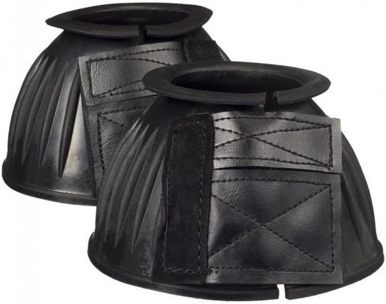Tough-1 Heavy Duty Open Bell Boots Black XLarge