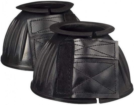 Tough-1 Heavy Duty Open Bell Boots Black XLarge