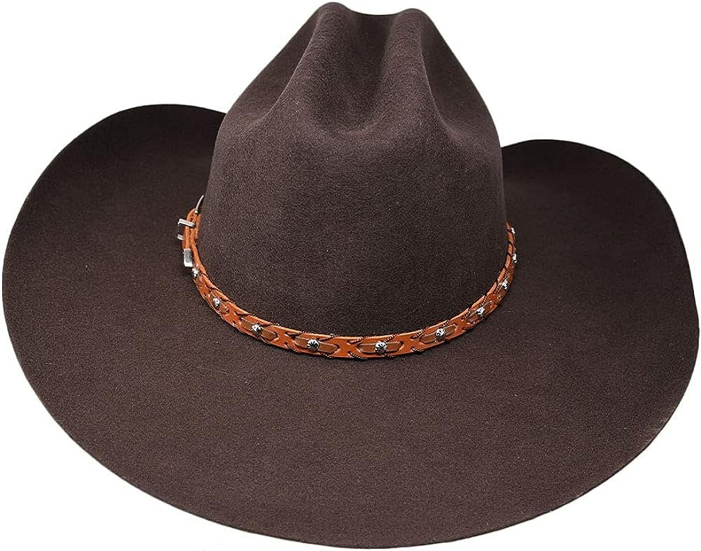 Montecarlo /Bullhide Hats Mens Felt Collection Pistol Pete 6X Premium Wool Western Cowboy Hat
