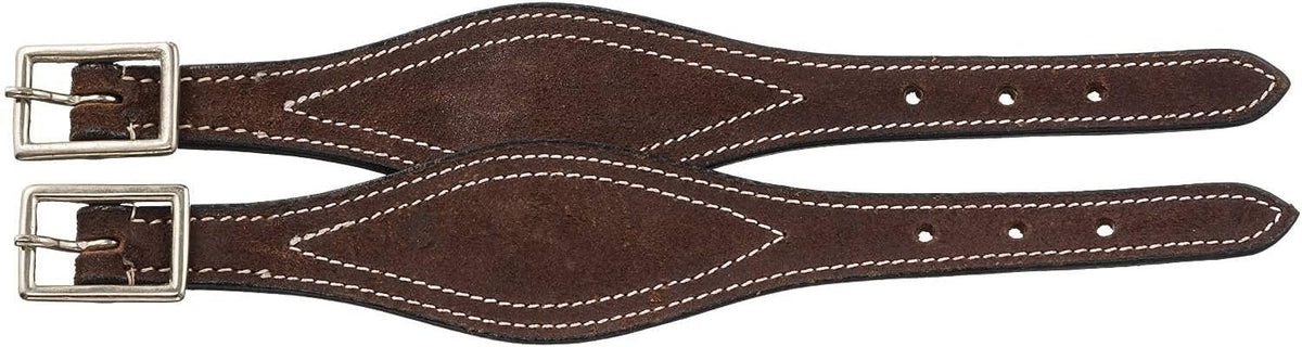 Tough-1 Shaped Leather Hobble Straps