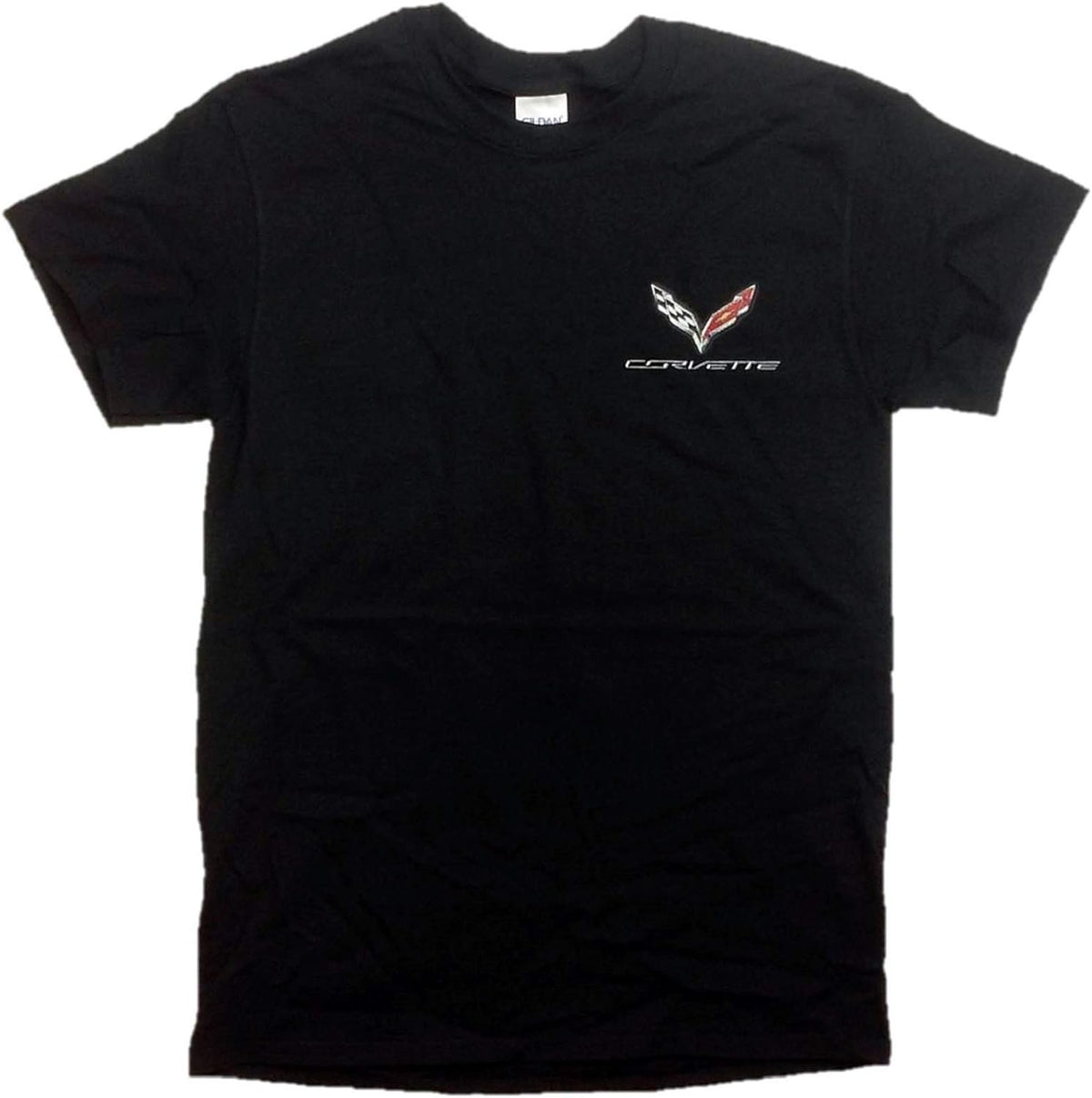 Joe Blow Mens Chevy Corvette C1 Thru C7 Flags Tee