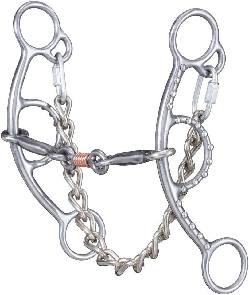Tough 1 SI 3 Piece Short Shank Gag Snaffle Bit