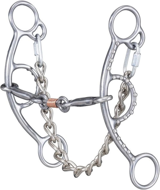 Tough 1 SI 3 Piece Short Shank Gag Snaffle Bit