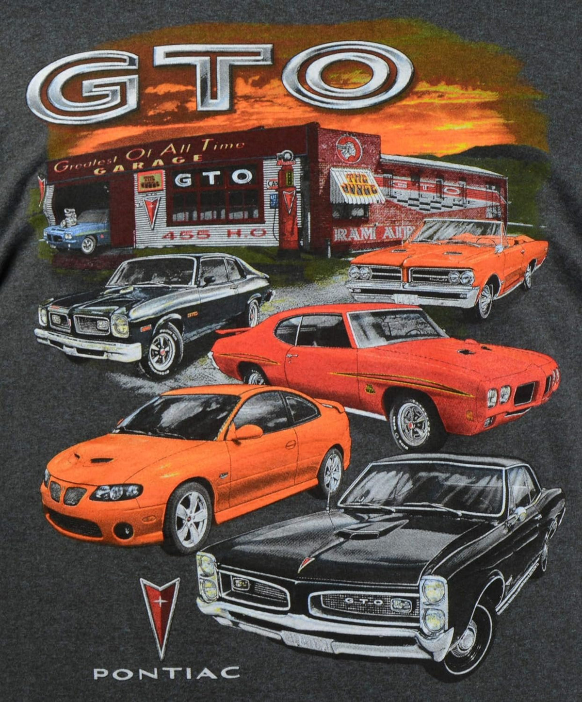 Joe Blow Tee's Pontiac GTO 1964 to 2006 - Men's T-Shirt 100% Cotton
