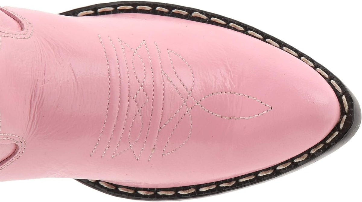 Old West Kids Girls' J Toe Western Boot, Pink, 10 US Unisex Toddler