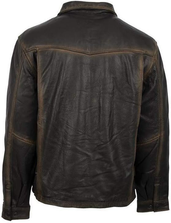 STS Ranchwear Rifleman Youth Leather Jacket Espresso