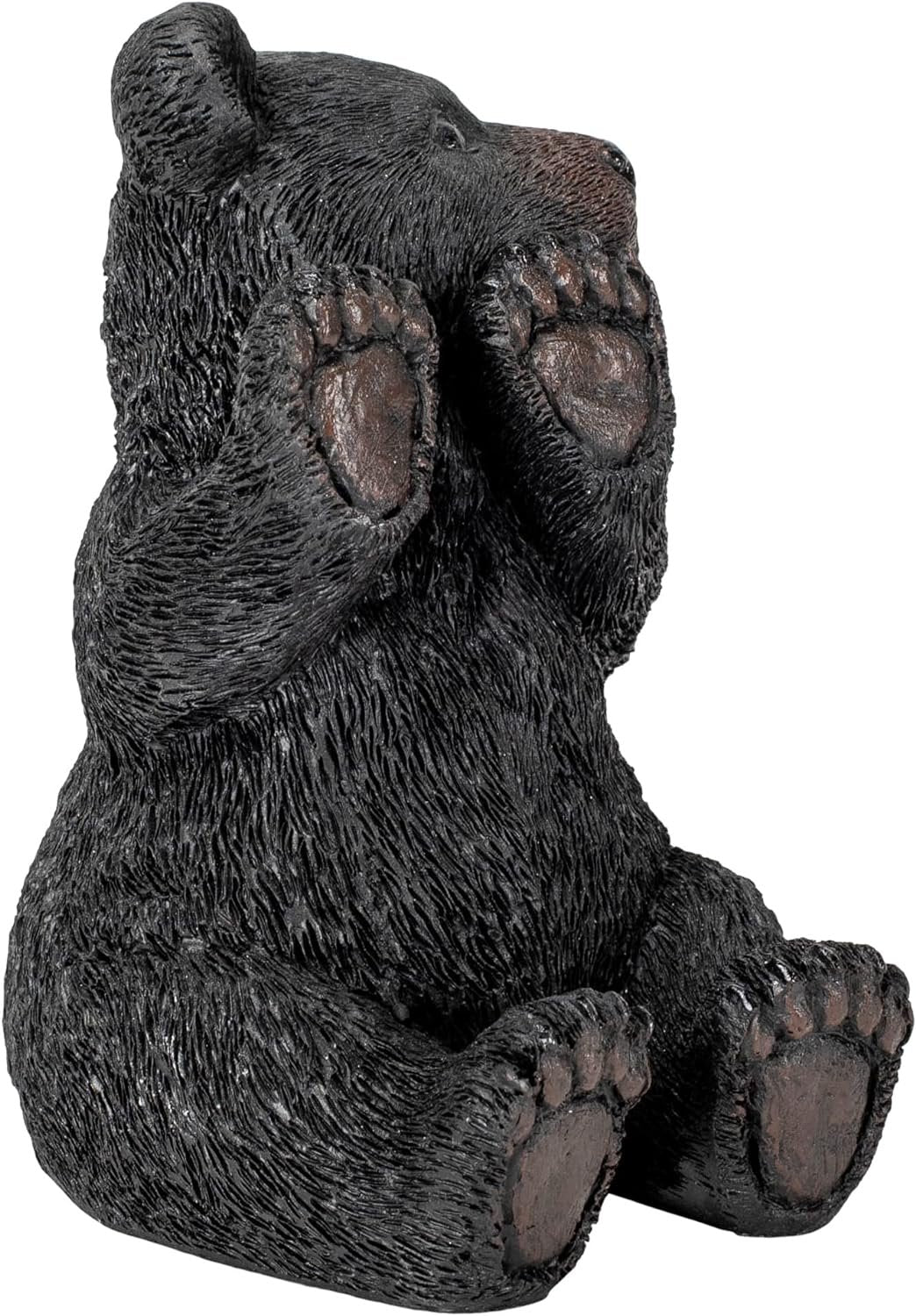 Slifka Sales Co. Sitting Black Bear 5.5 x 5 Resin Table Top Cell Phone Holder Figurine