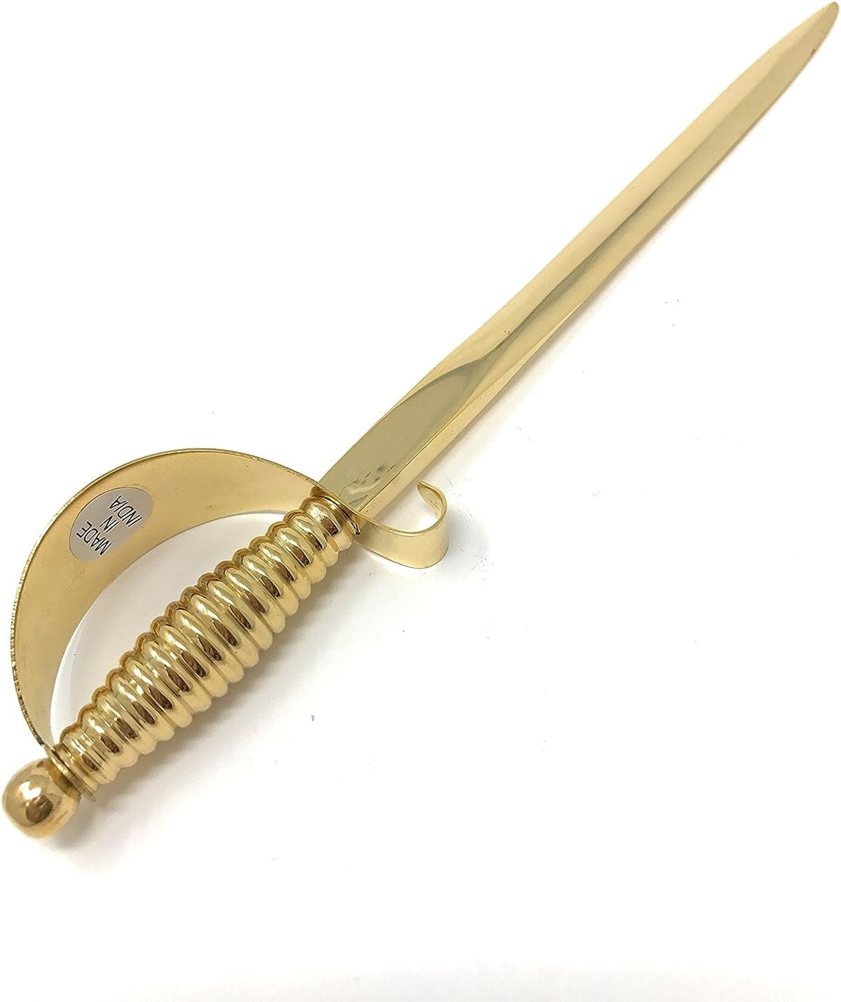 Madison Bay Company Brass Pirate's Sword Letter Opener, 7.25 Inches Long