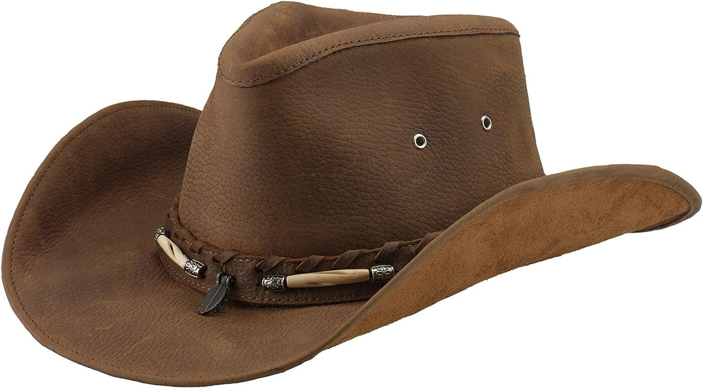 Bullhide Men's Briscoe Leather Cowboy Hat - 4052Ch