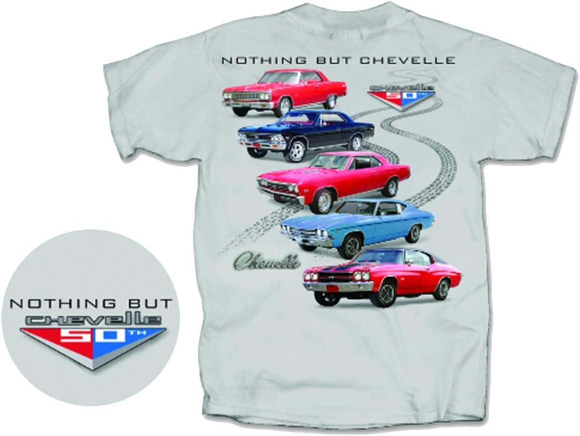 Joe Blow Chevelle 1964 to 1972 Men's T Shirt Chevy - Malibu T-Shirt Nothing but by Ice Grey T's XXX-Large