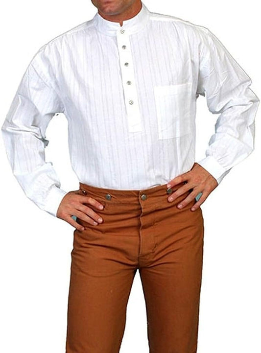 Scully Rangewear Men's Rangewear Lightweight Railroader Long Sleeve Western