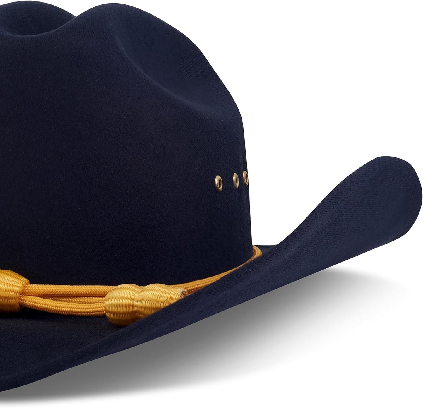 Western Cowboy Hat - Cattleman's with Cavalry Band - Black