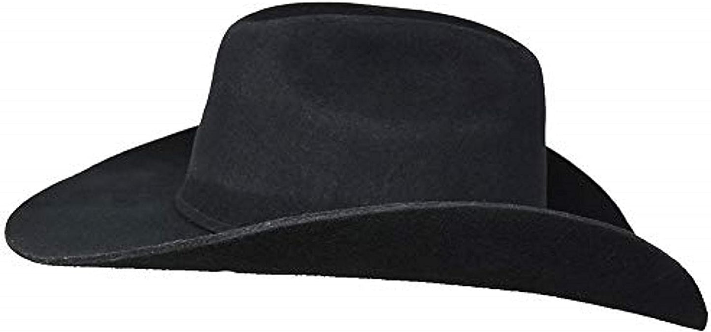 Bullhide Montecarlo unisex-adult Felt Collection Kingman 4x Premium Wool Western Cowboy Hat, 4" Brim