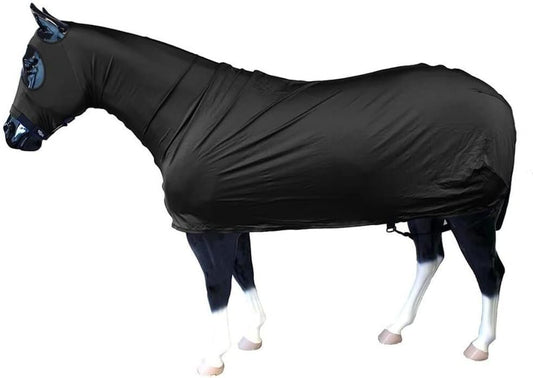 Sleazy Sleepwear for Horses Small Solid Full Body Black