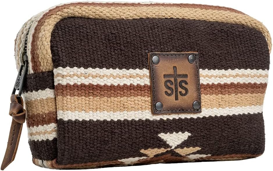 STS Ranchwear Women's Multifunctional Travel Sioux Falls Collection Make Up Toiletry Organizer Cosmetic Bag