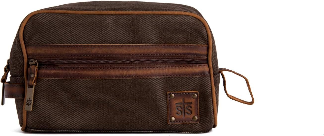 STS Ranchwear The Foreman Shave Kit Brown Leather One Size