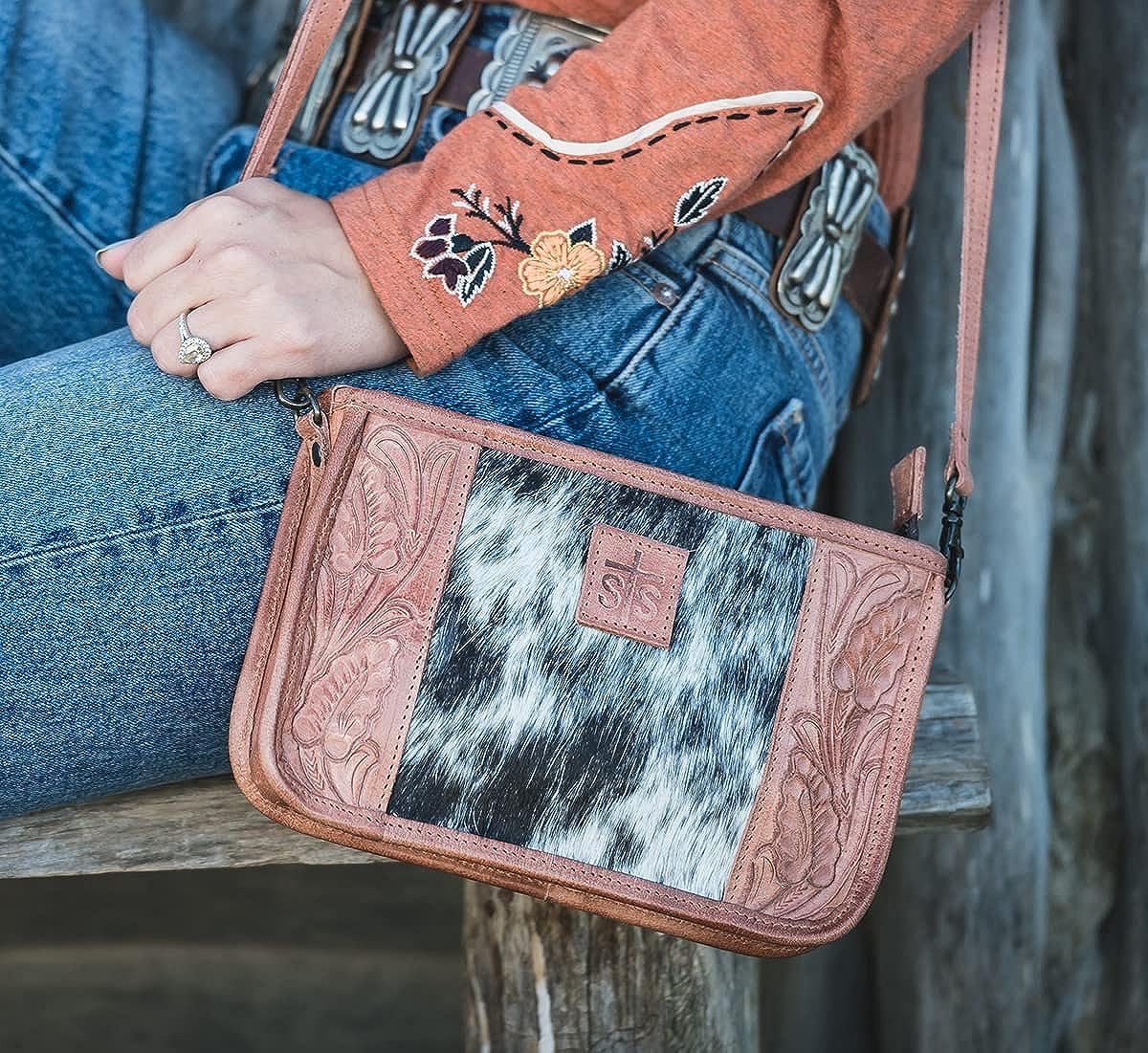 STS Ranchwear Yipee Kiyay Collection Claire Crossbody