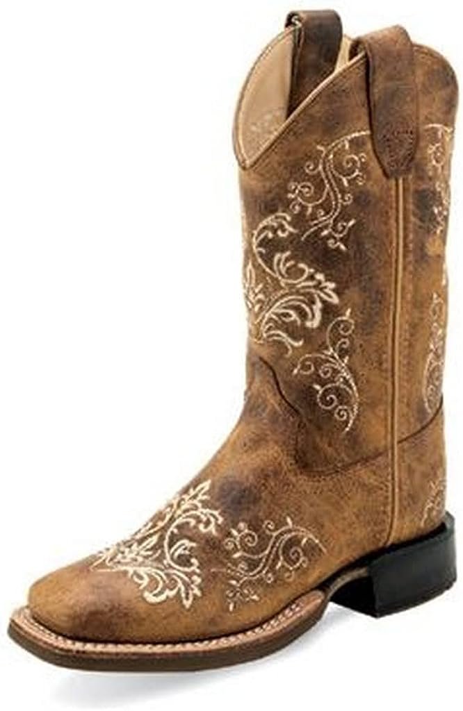 Old West Boots Girl's Stitch (Toddler/Little Kid)