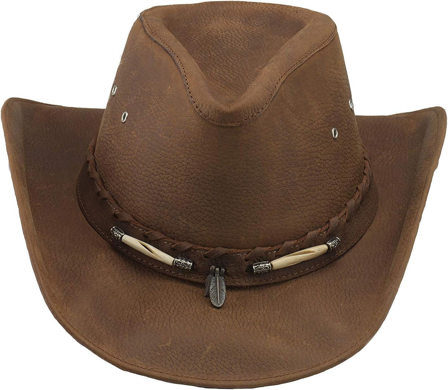 Bullhide Men's Briscoe Leather Cowboy Hat - 4052Ch