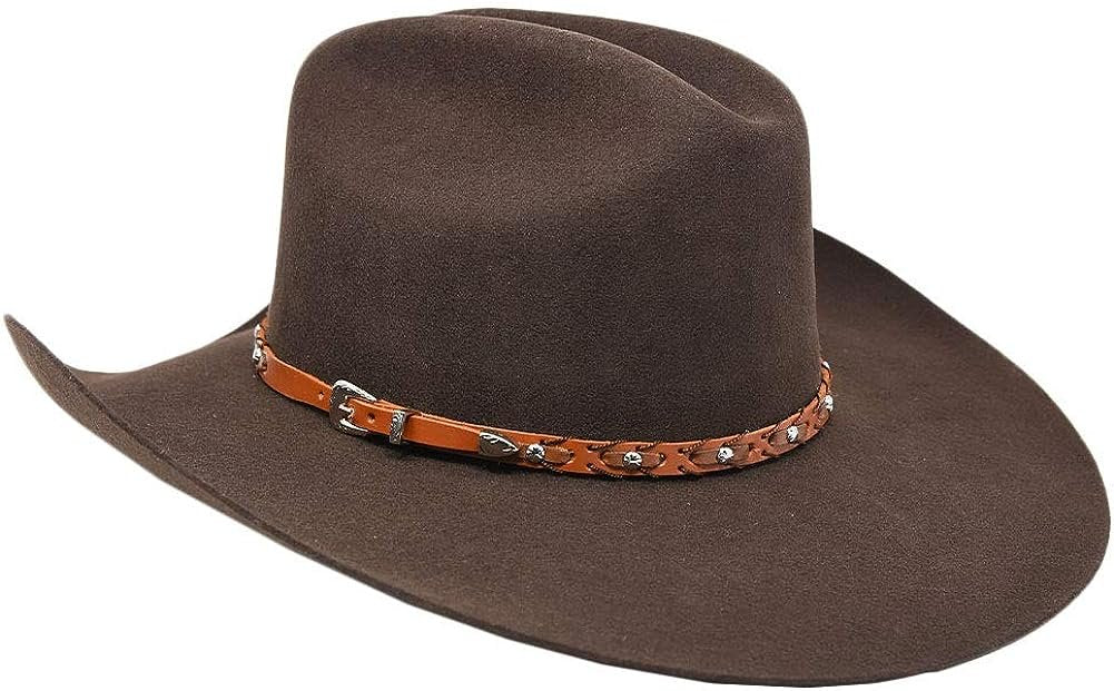 Montecarlo /Bullhide Hats Mens Felt Collection Pistol Pete 6X Premium Wool Western Cowboy Hat