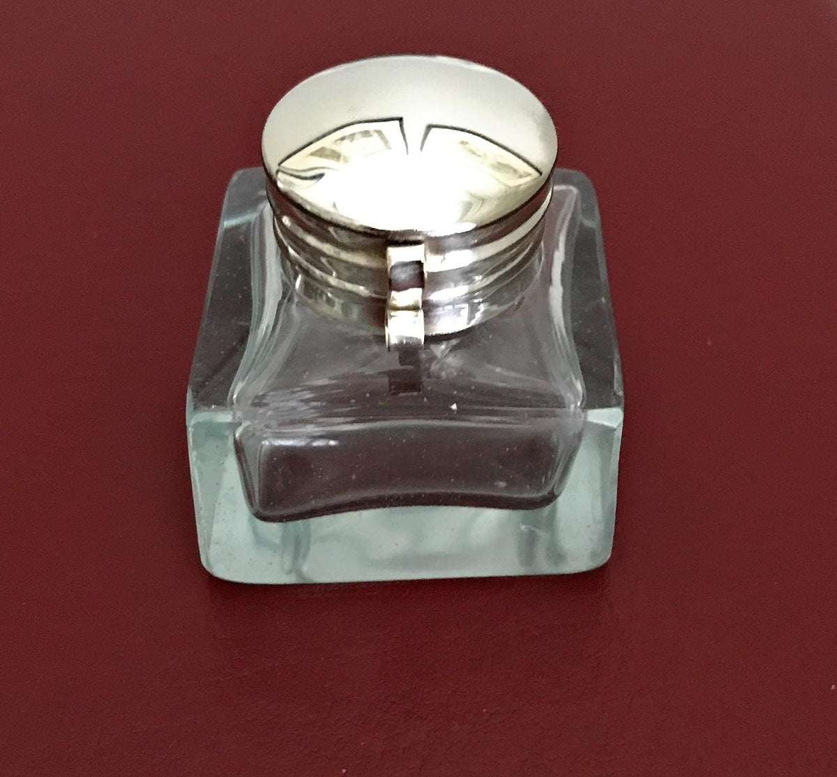 Madison Bay Company Square Clear Glass Mini Inkwell, 1.75 Inches Square X 1.75 Inches Tall